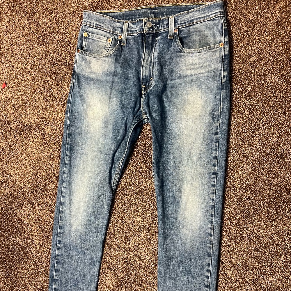 Levi's Blue Skinny Jeans with Vintage Faded Look